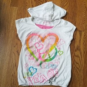 Total Girl Hooded Tee, SZ 8